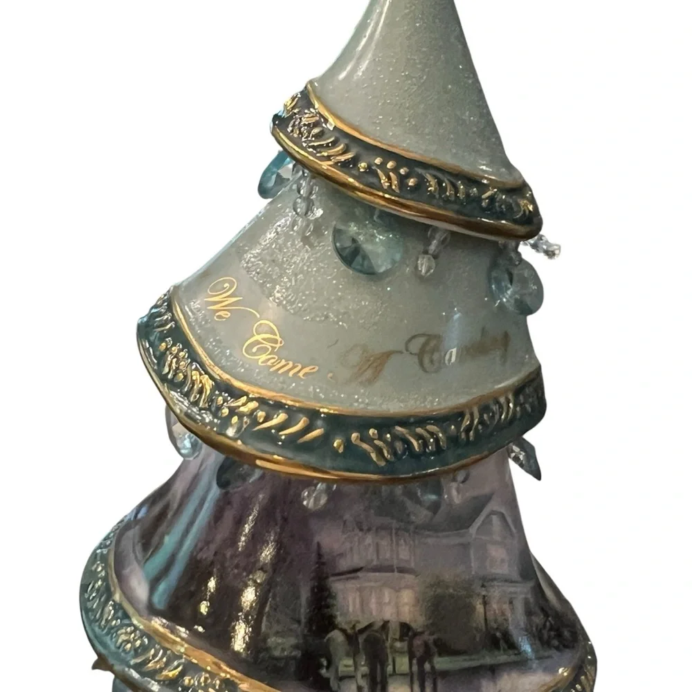 Thomas‎ Kinkade Christmas Ornament 3 Trees Collection Heirloom Classics Bradford